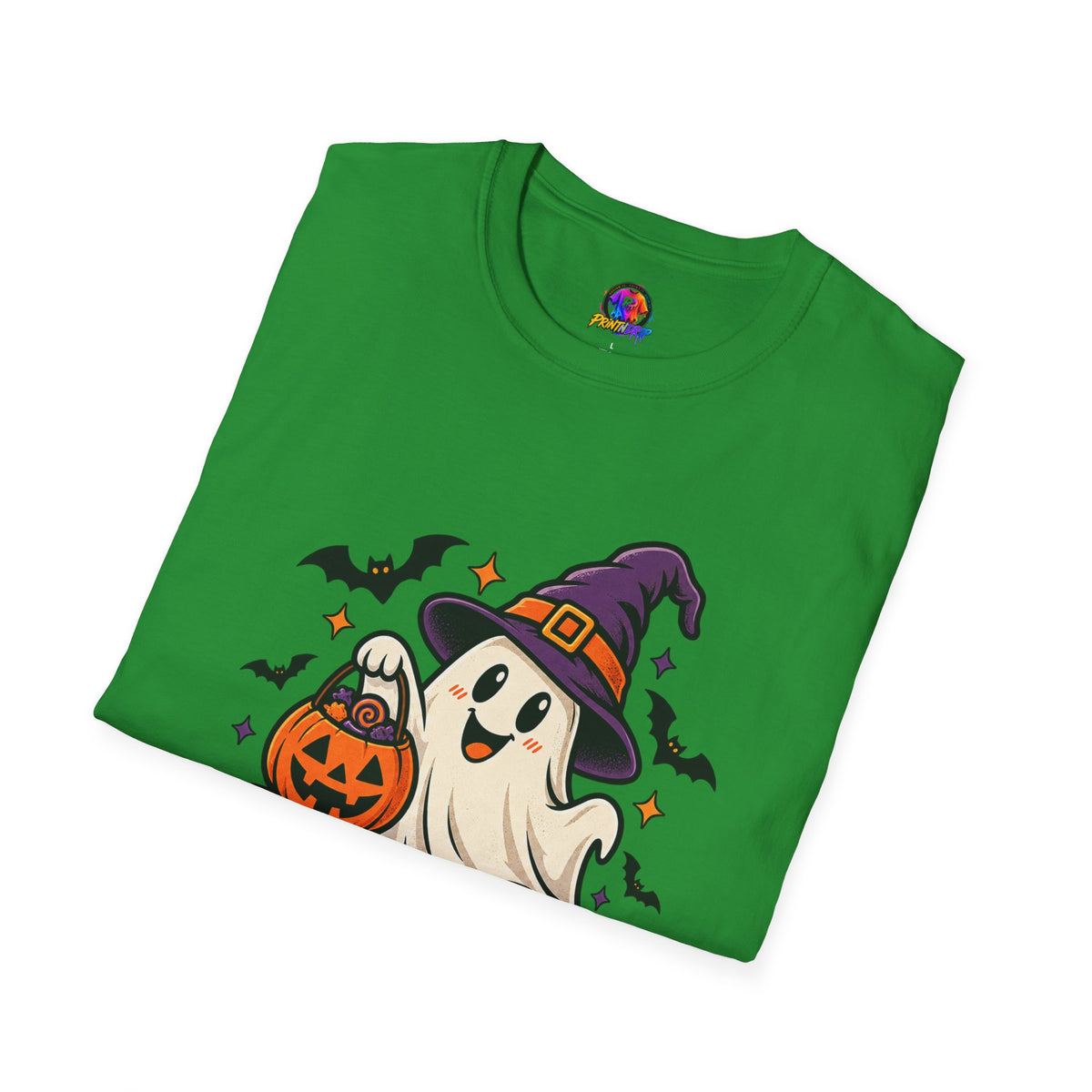 Spooky Season T-Shirt — Cute Ghost Halloween Tee ("Spooky Season Social Club")