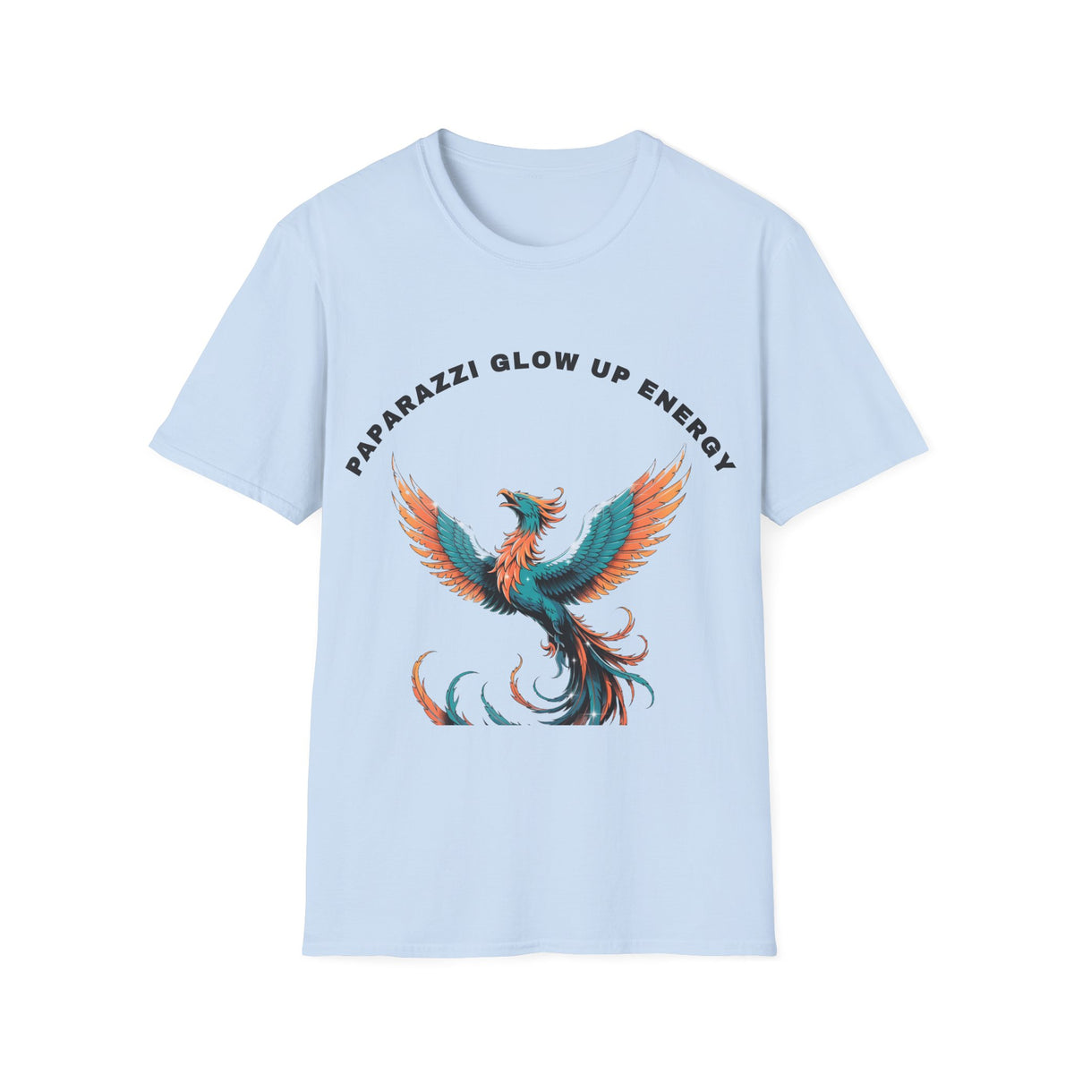 Phoenix Graphic T-Shirt — "Paparazzi Glow Up Energy" Inspirational Casual Tee - Trending Now - September 2026