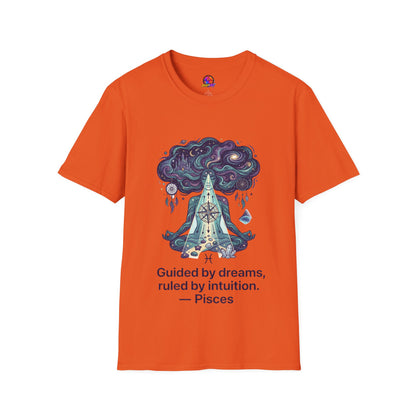 Dreamy Meditation T-Shirt — 'Guided by dreams, ruled by intuition' Spiritual Art Tee