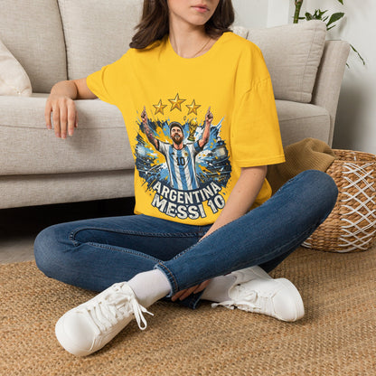 Argentina Messi Soccer T‑Shirt — World Cup Champion Fan Tee