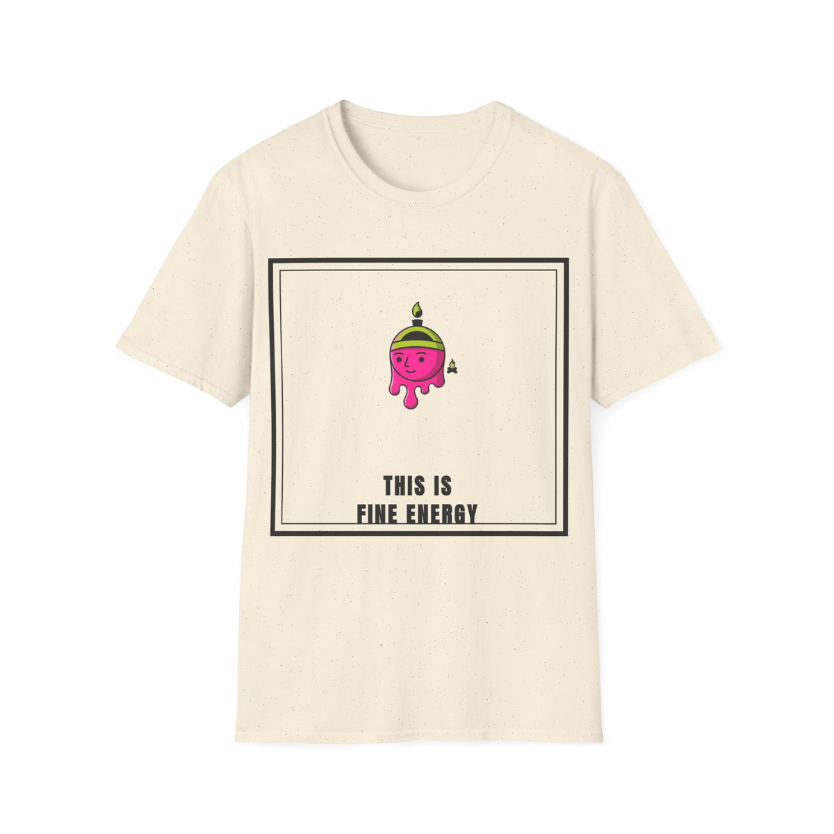 This Is Fine Energy T‑Shirt — Cute Pink Character Graphic Tee - Trending Now - September 2026