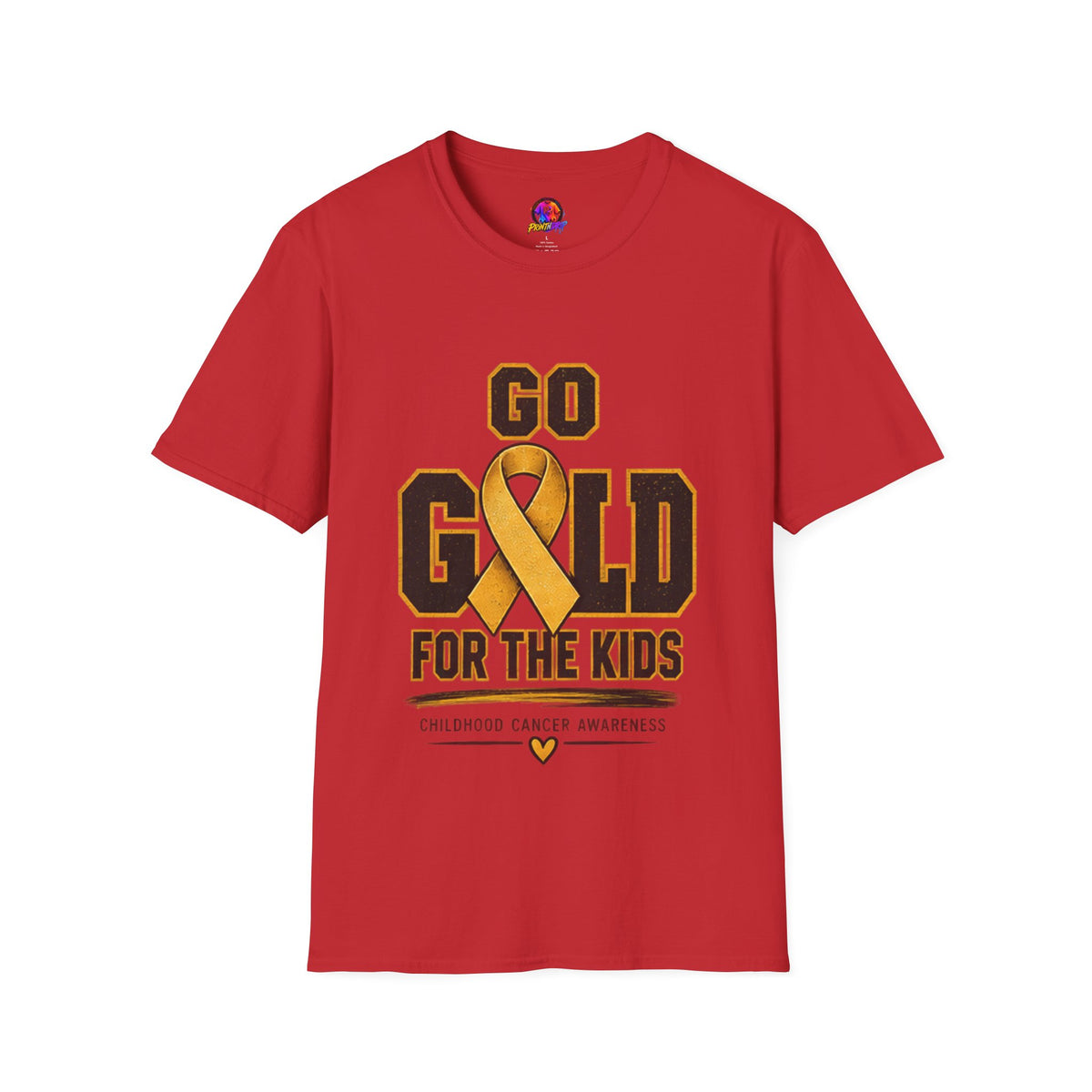 Go Gold For The Kids T-Shirt — Childhood Cancer Awareness Tee