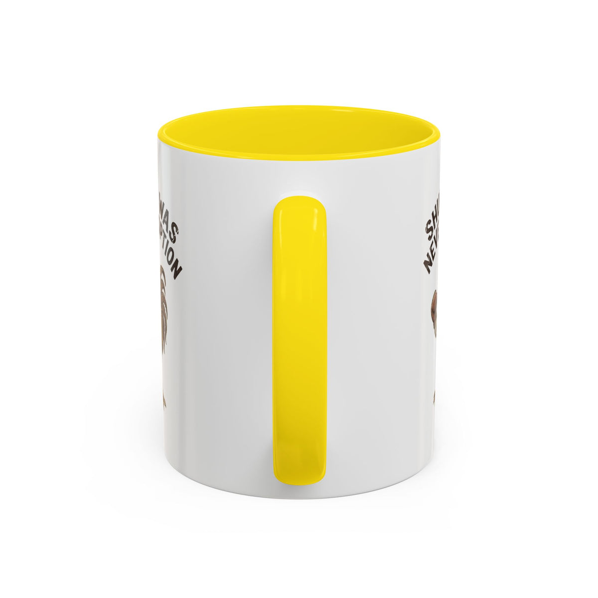 "Shut Up Was Never An Option" Funny And Witty Accent Coffee Mug (11, 15oz)