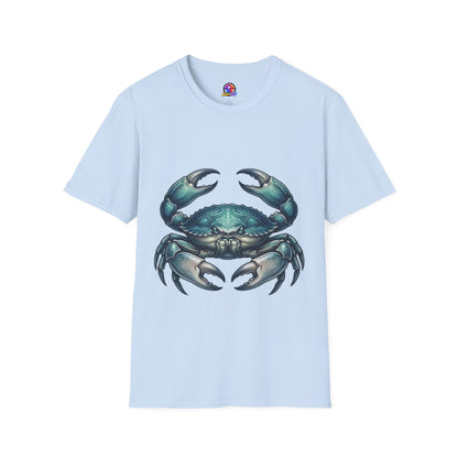 Crab Graphic T-Shirt — Coastal Sea Creature Tee