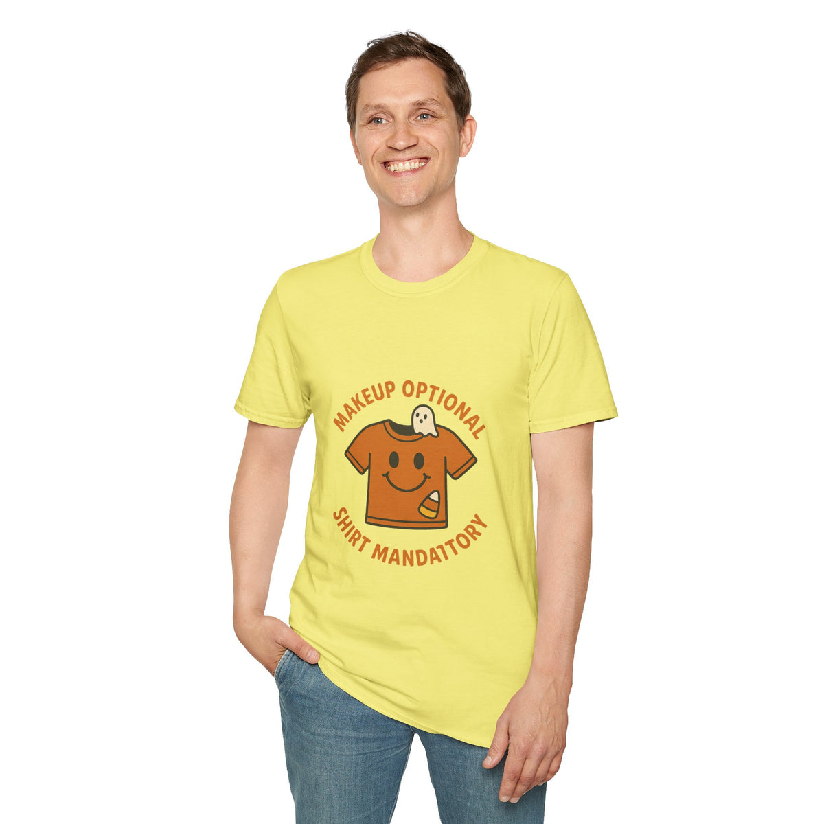 Cute Gingerbread 'Baked Optional, Plant-Based' T-Shirt - Trending Now - October 2026