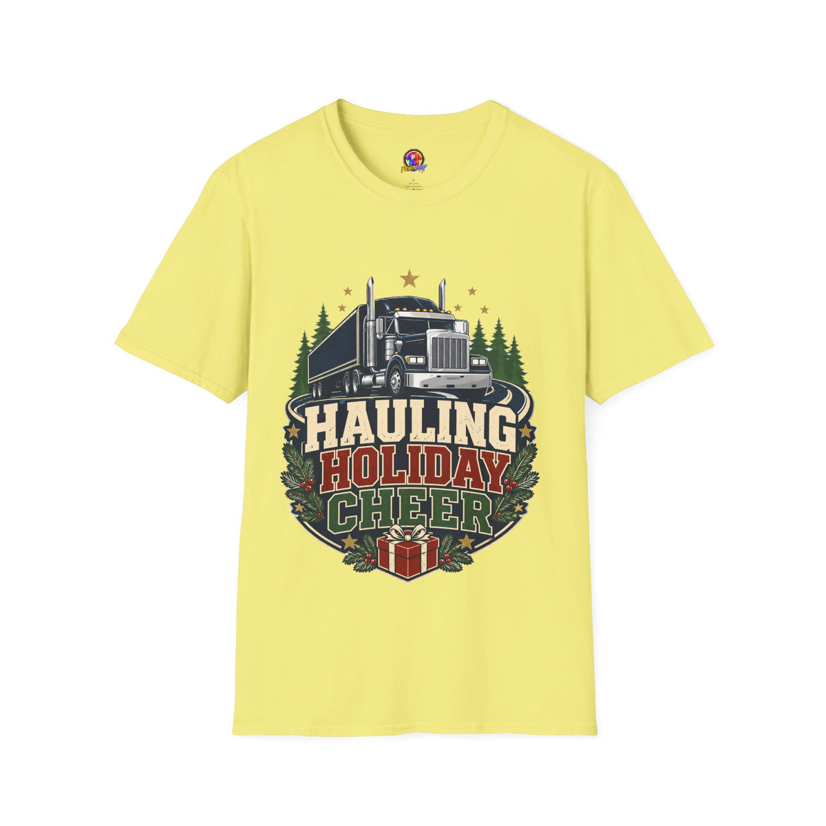 Christmas Truck T‑Shirt — "Hauling Holiday Cheer" Festive Trucker Tee