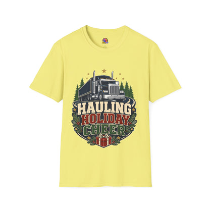 Christmas Truck T‑Shirt — "Hauling Holiday Cheer" Festive Trucker Tee