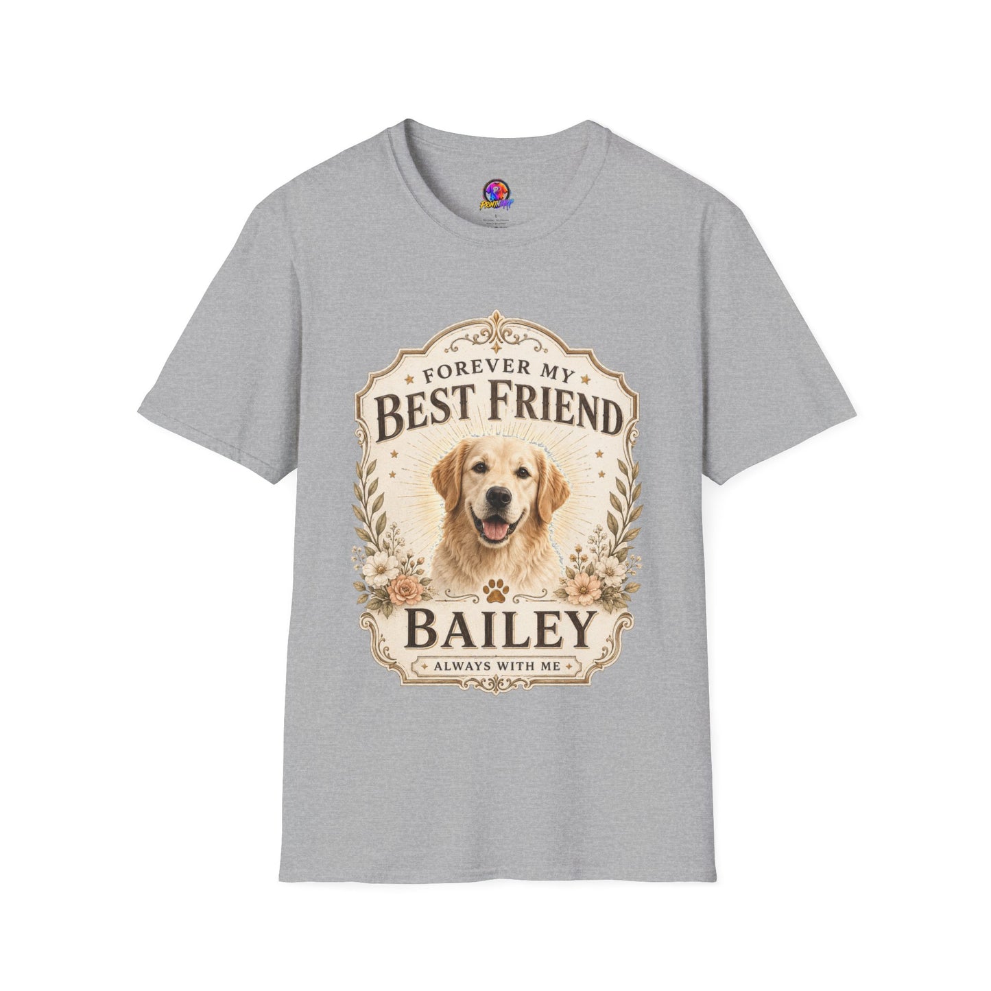Forever My Best Friend Dog T-Shirt — Personalized Pet Tribute Tee