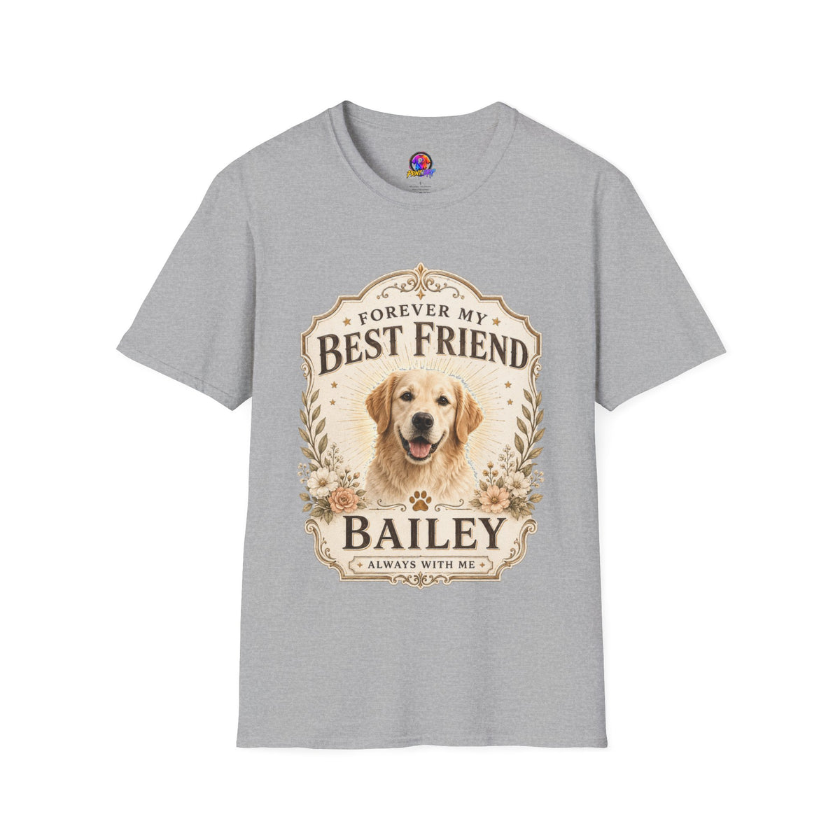 Forever My Best Friend Dog T-Shirt — Personalized Pet Tribute Tee