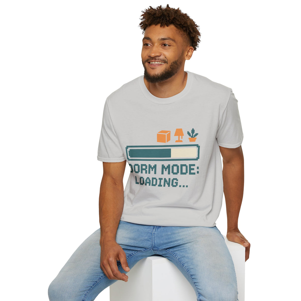 Dorm Mode Loading T‑Shirt — Funny Moving/College Moving Tee - Trending Now - August 2026