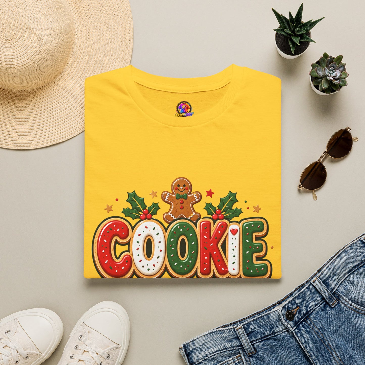 Cookie Crew T-Shirt — Christmas Gingerbread Holiday Tee
