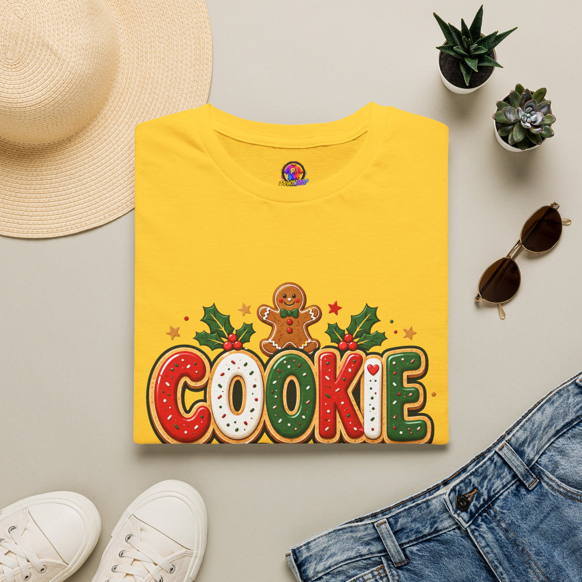 Cookie Crew T-Shirt — Christmas Gingerbread Holiday Tee