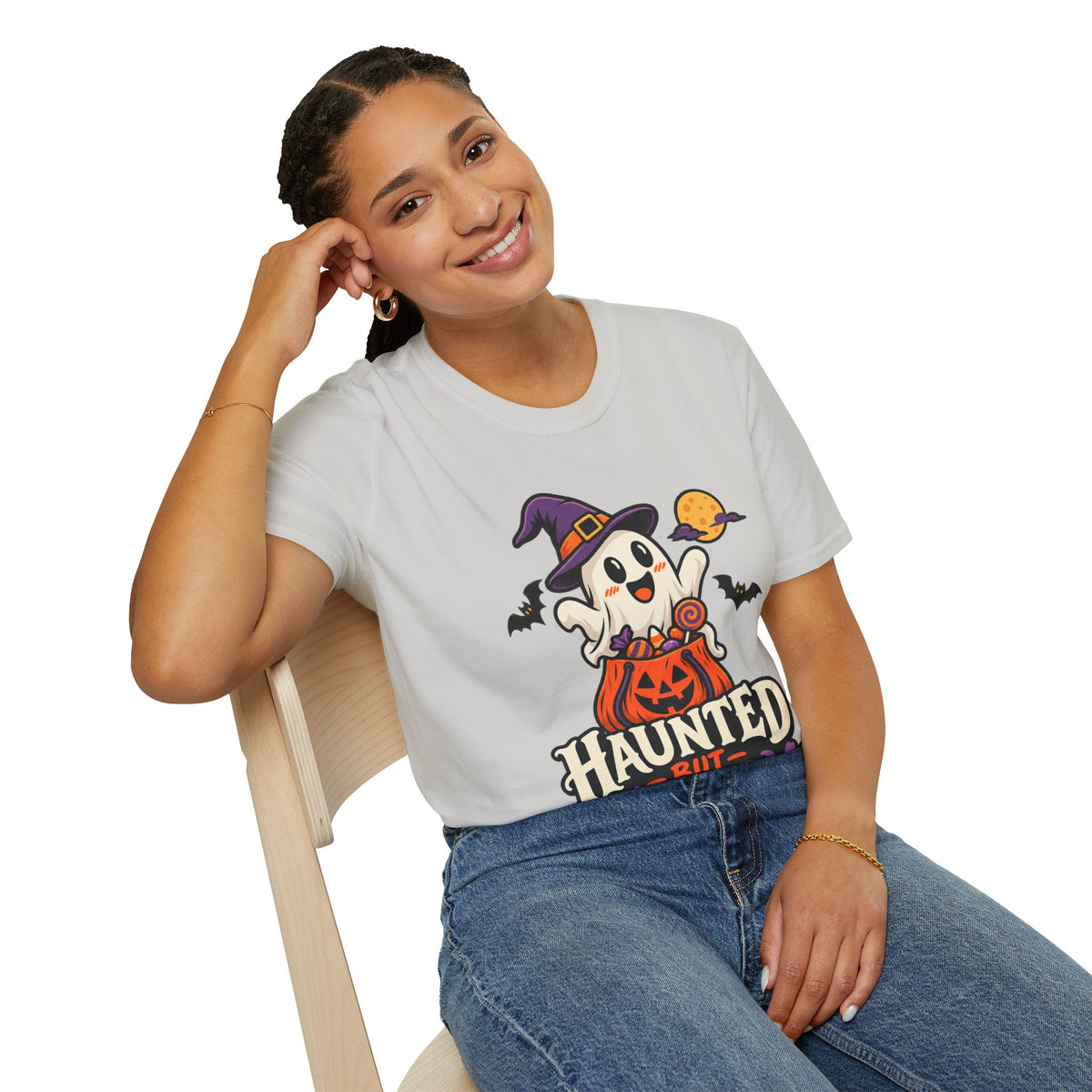 Haunted But Happy Halloween T-Shirt