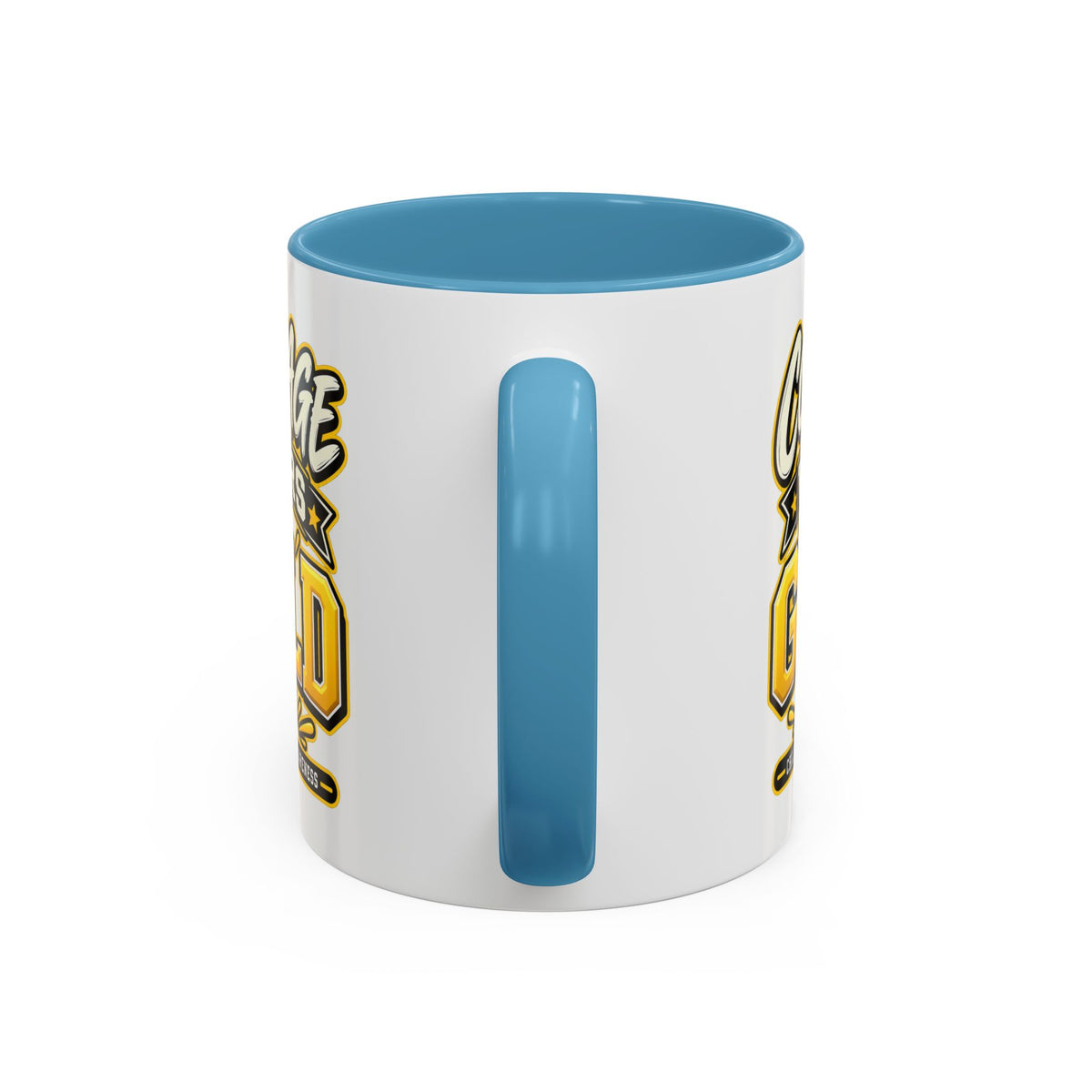 Courage Wears Gold Coffee Mug — Childhood Cancer Awareness Tea Cup