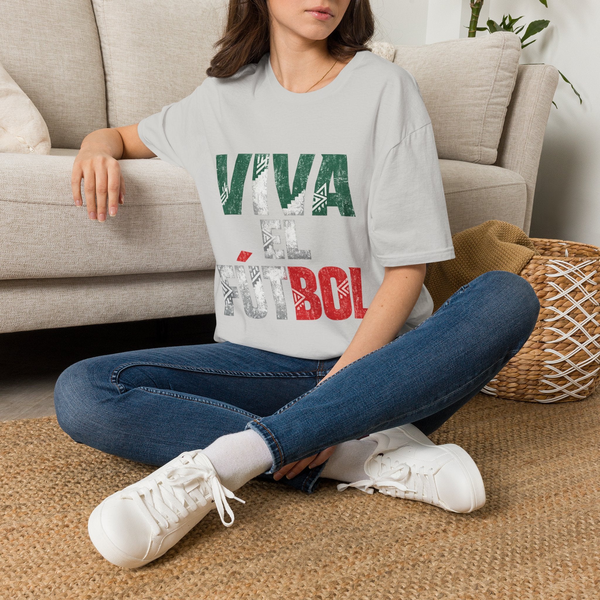 Mexico T-Shirt — "Viva El Fútbol" Mexican Soccer Graphic Tee