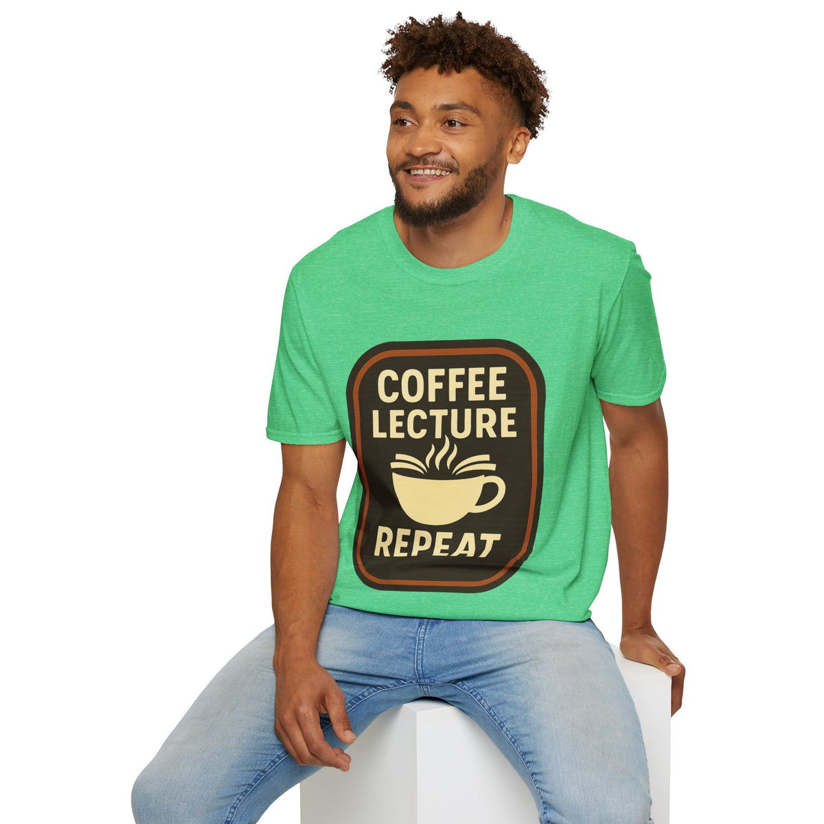 Coffee Lecture Repeat T‑Shirt — Funny Professor Coffee Tee for Teachers & Students - Trending Now - August 2026