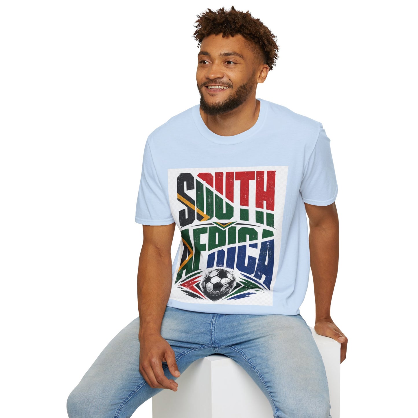 South Africa Soccer T-Shirt — Vintage Flag Football Fan Tee