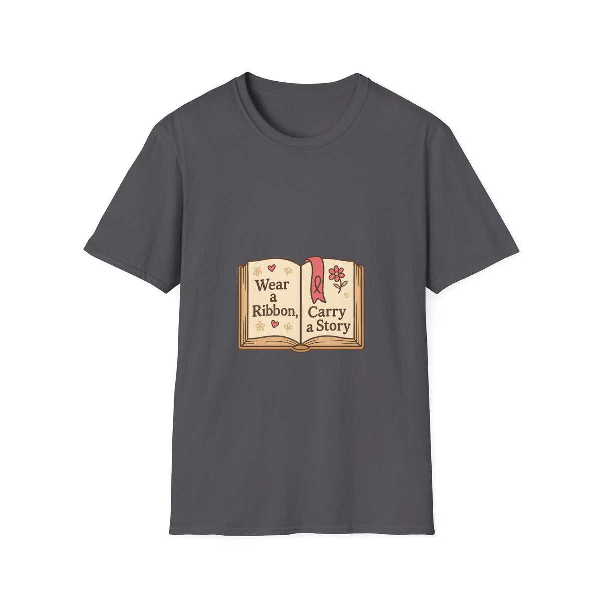 Book Lover T‑Shirt — "Wear a Ribbon, Carry a Story" Vintage Open Book Design - Trending Now - October 2026