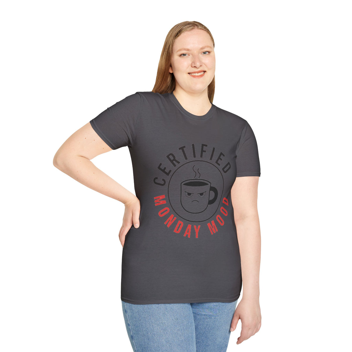 Certified Monday Mood T-Shirt — Funny Coffee Lover Tee - Trending Now - August 2026