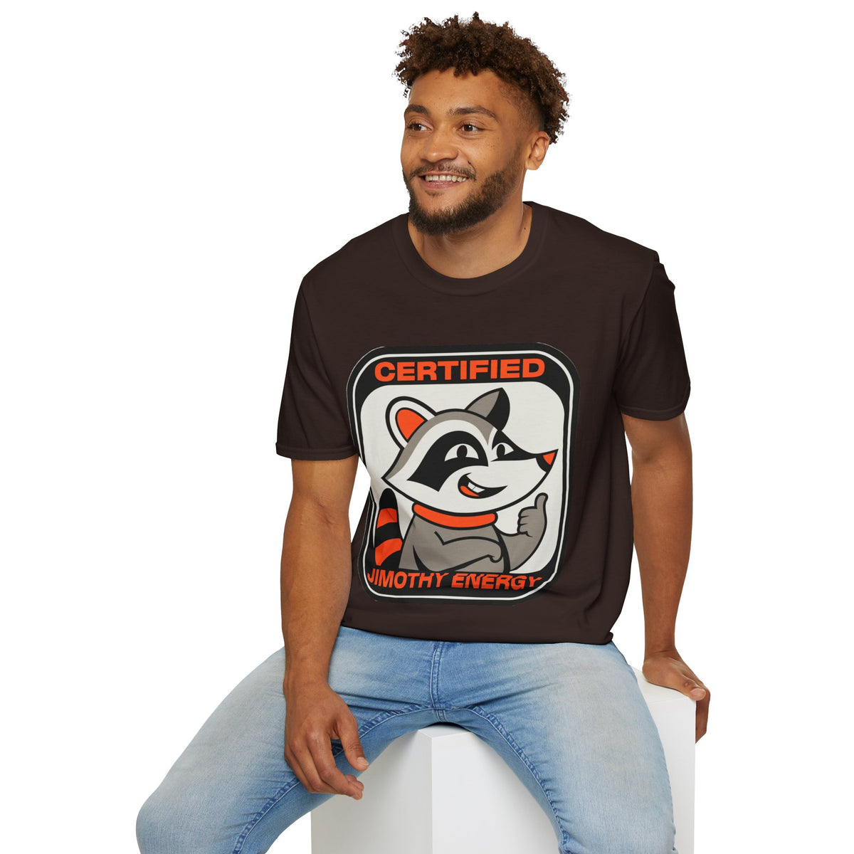 Certified Timothy Energies T-Shirt — Retro Raccoon Graphic Tee - Trending Now - August 2026