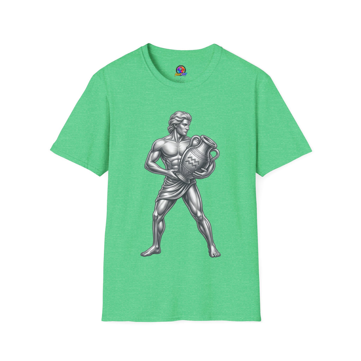 Aquarius Zodiac T-Shirt — Mythic Water Bearer Astrology Tee