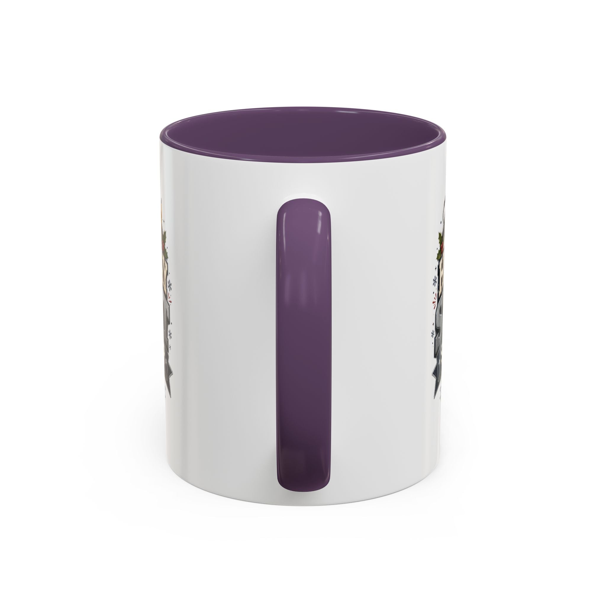 Modern Day Christmas Holiday Shift Survivor Accent Coffee Mug – Nurse & Healthcare Worker Gift