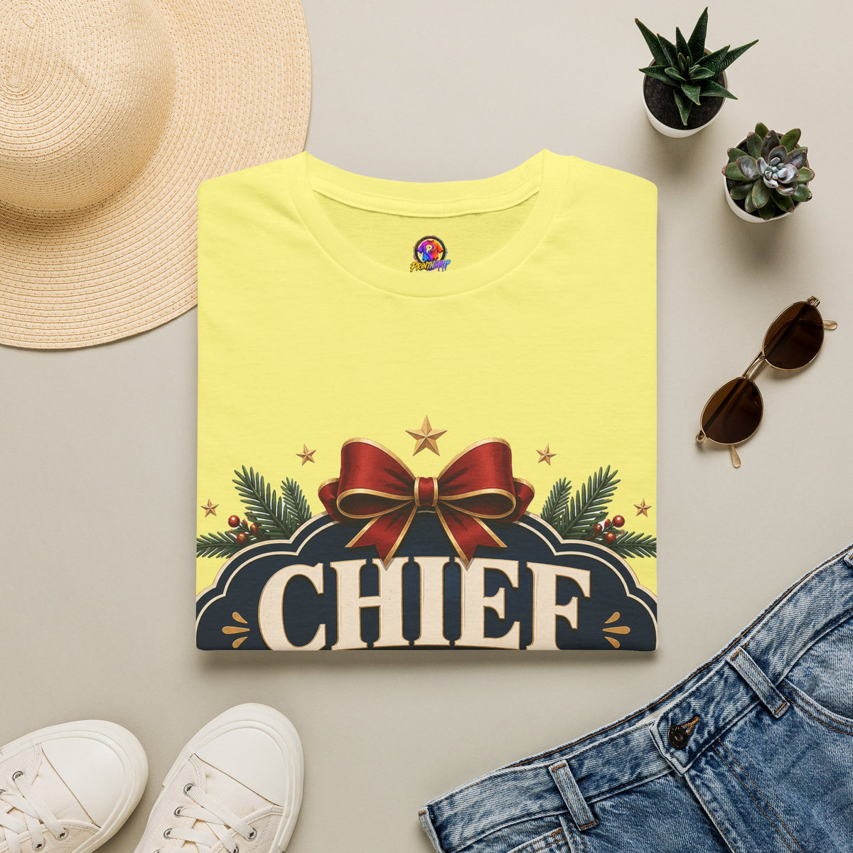 Christmas T-Shirt — "Chief Christmas Coordinator" Holiday Graphic Tee