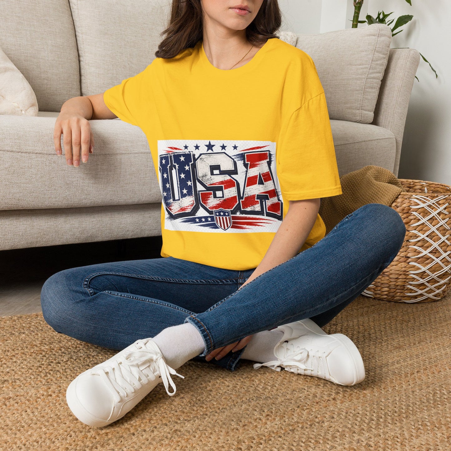 USA Flag Graphic T-Shirt — Patriotic American Pride Tee