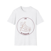 "I Am My Perimeter" Barbed Wire Graphic Tee - Aesthetic Ironic Quote White T-Shirt - Trending Now - September 2026