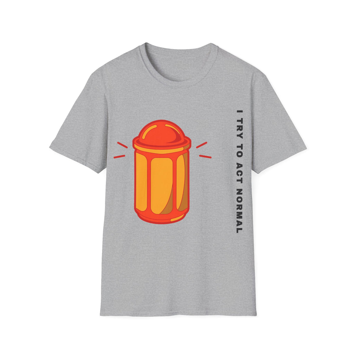 T-Shirt — 'I Try to Be a Grown-Up' Cartoon Fire Hydrant Graphic Tee - Trending Now - September 2026