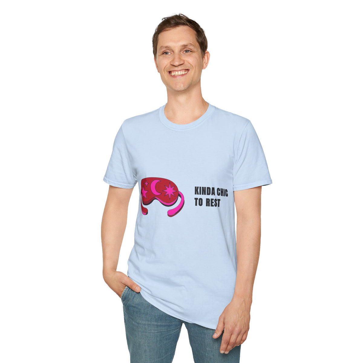 T-Shirt — "Kinda Gotta Rest" Pink Moon Graphic Tee - Trending Now - September 2026