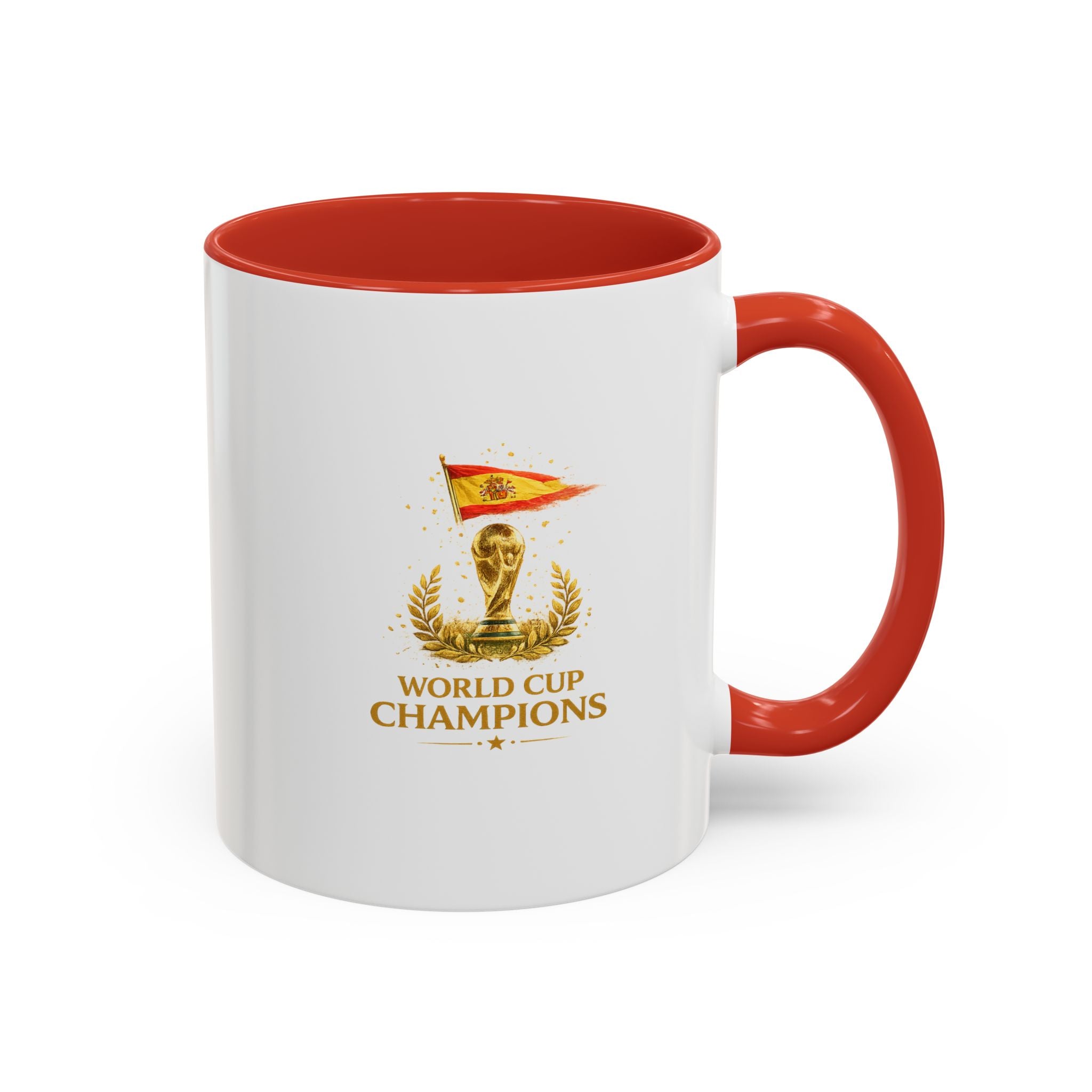World Cup Champions Coffee Mug – Spanish Flag Accent