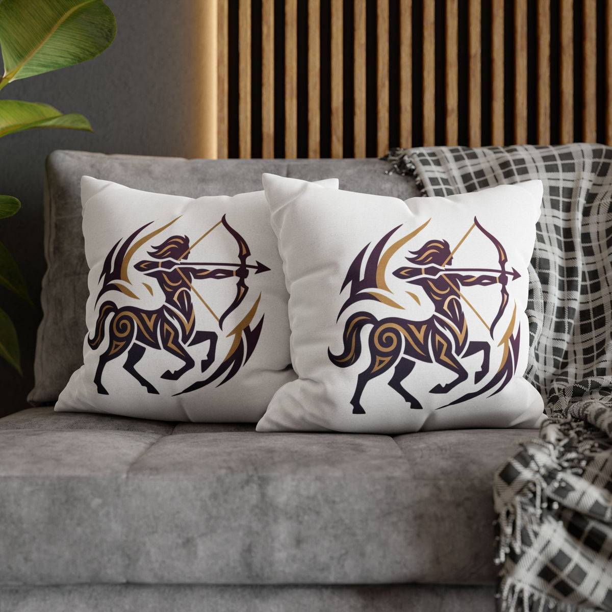 Sagittarius Archer Decorative Pillow Spun Square Pillowcase