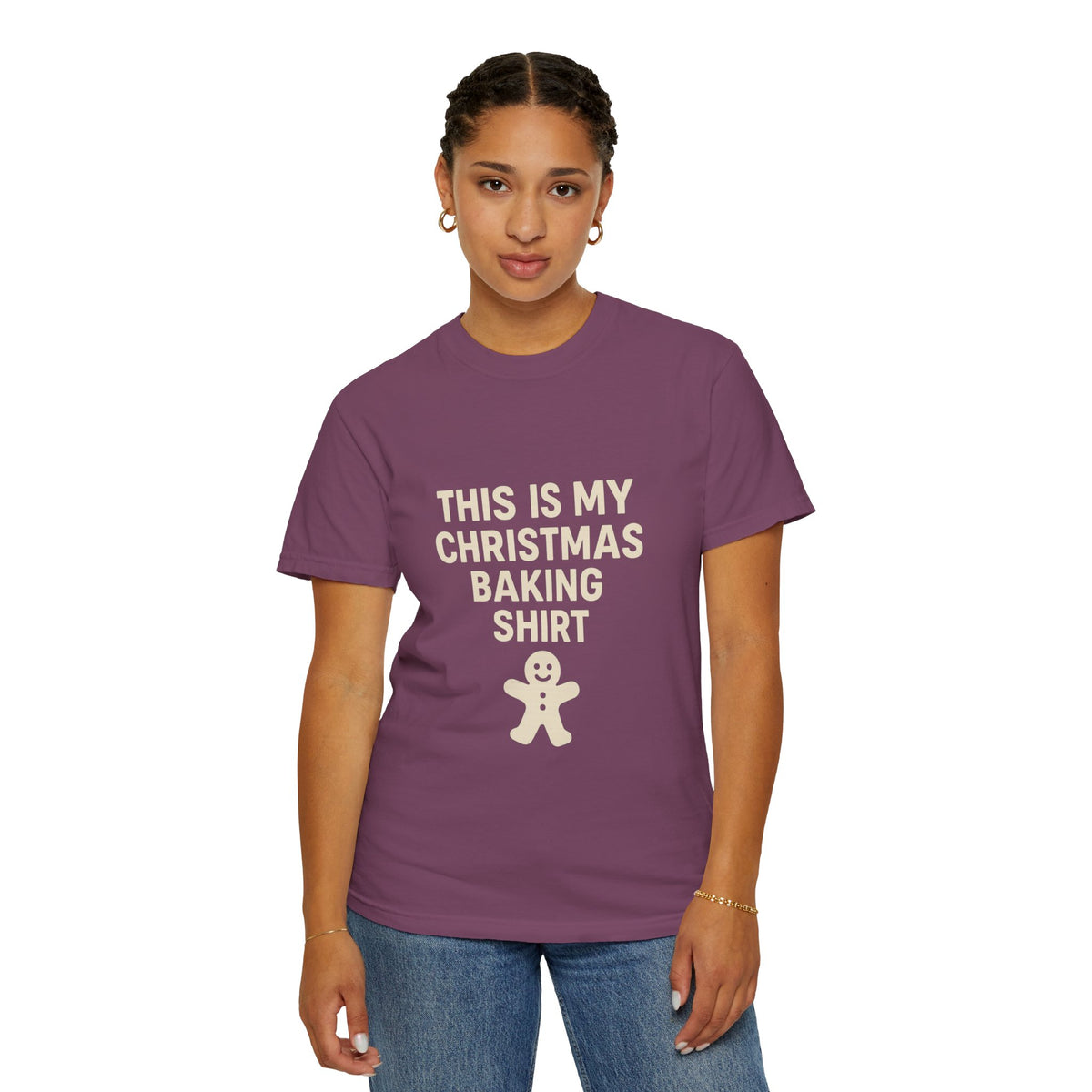 Christmas Baking Shirt — 'This Is My Christmas Baking Shirt' Tee with Gingerbread Graphic- Trending Now - October 2026