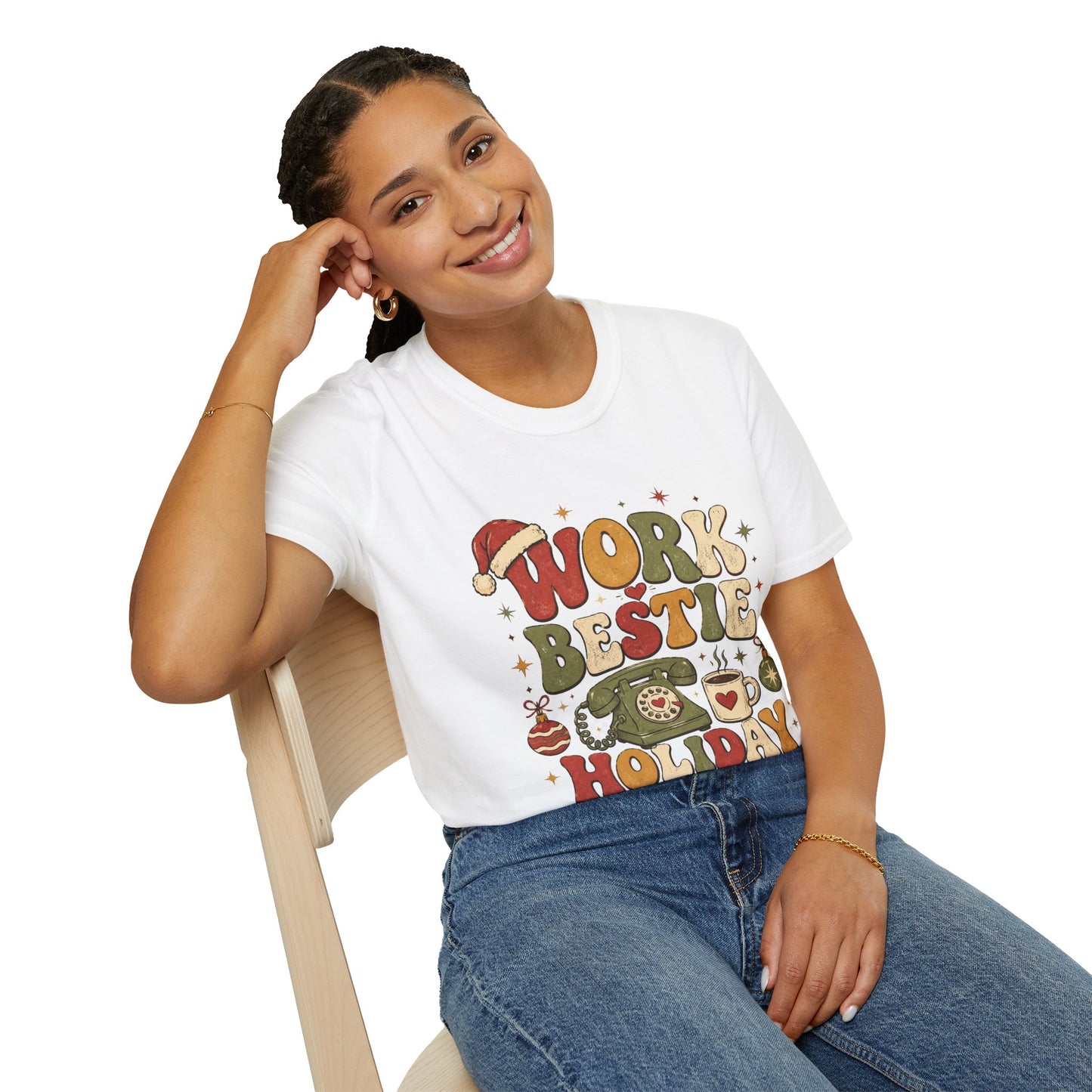 Work Bestie Holiday Club T-Shirt