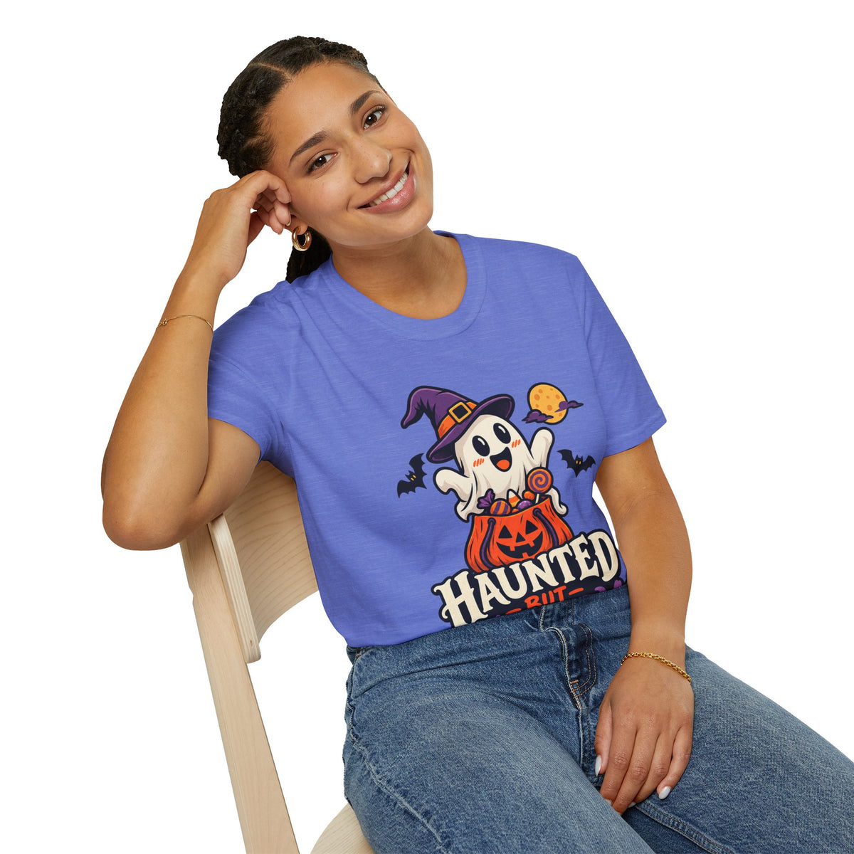 Haunted But Happy Halloween T-Shirt
