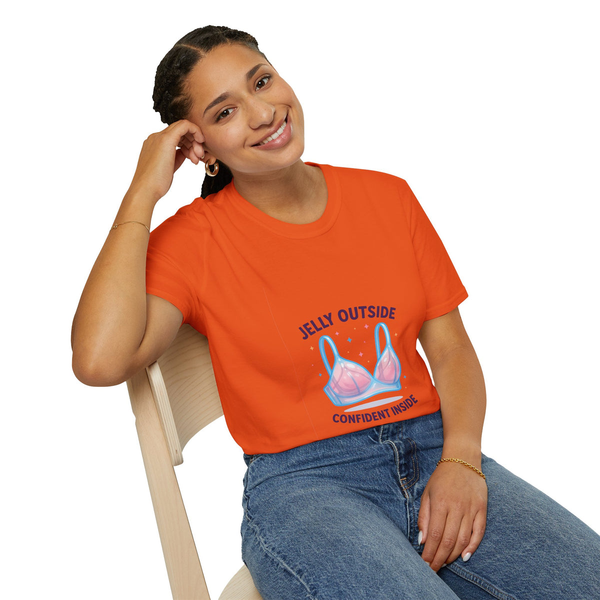 T-Shirt — "Jelly Outside, Confident Inside" Bikini Illustration- Trending Now - October 2026