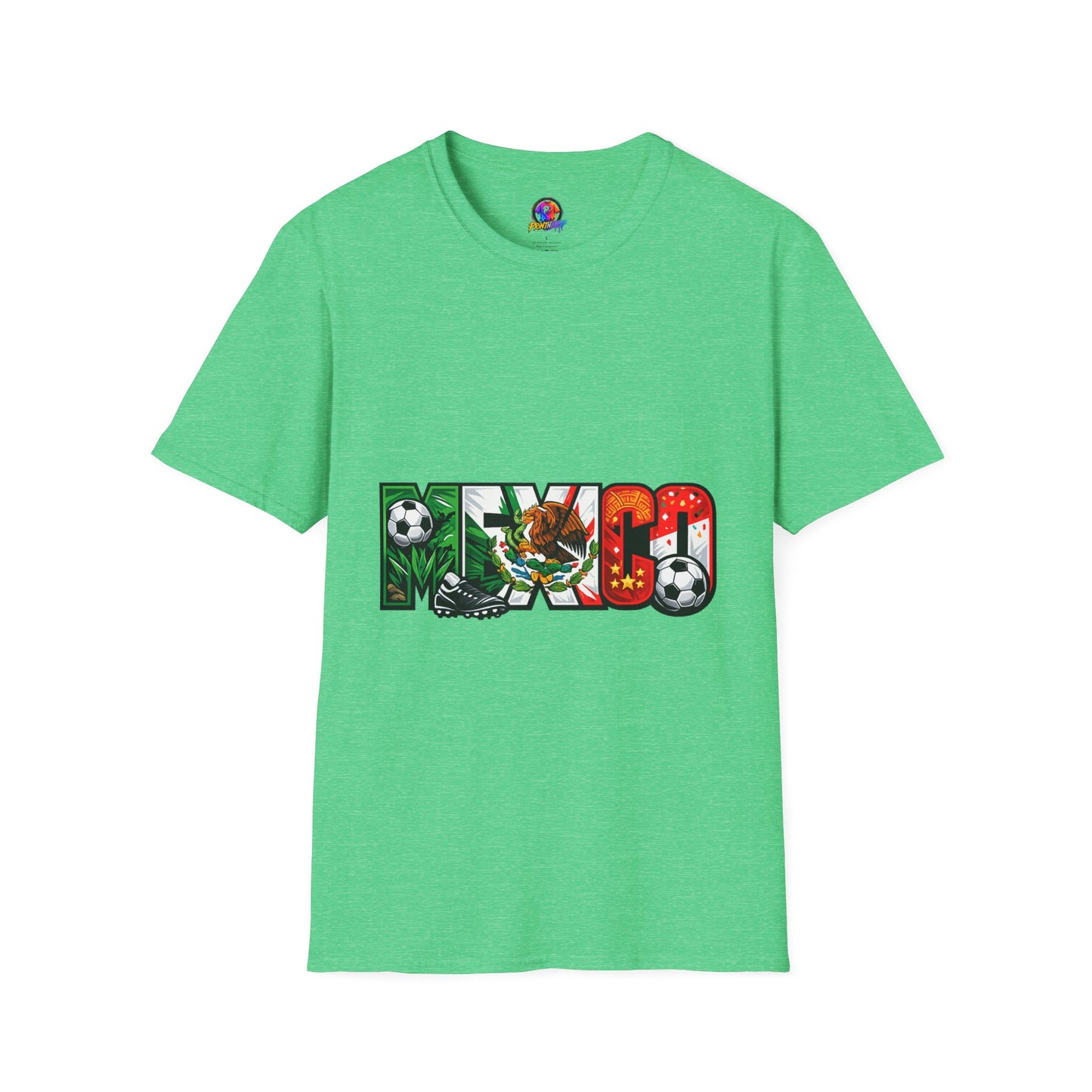 Mexico Soccer T-Shirt — Mexican Flag Football Pride Tee