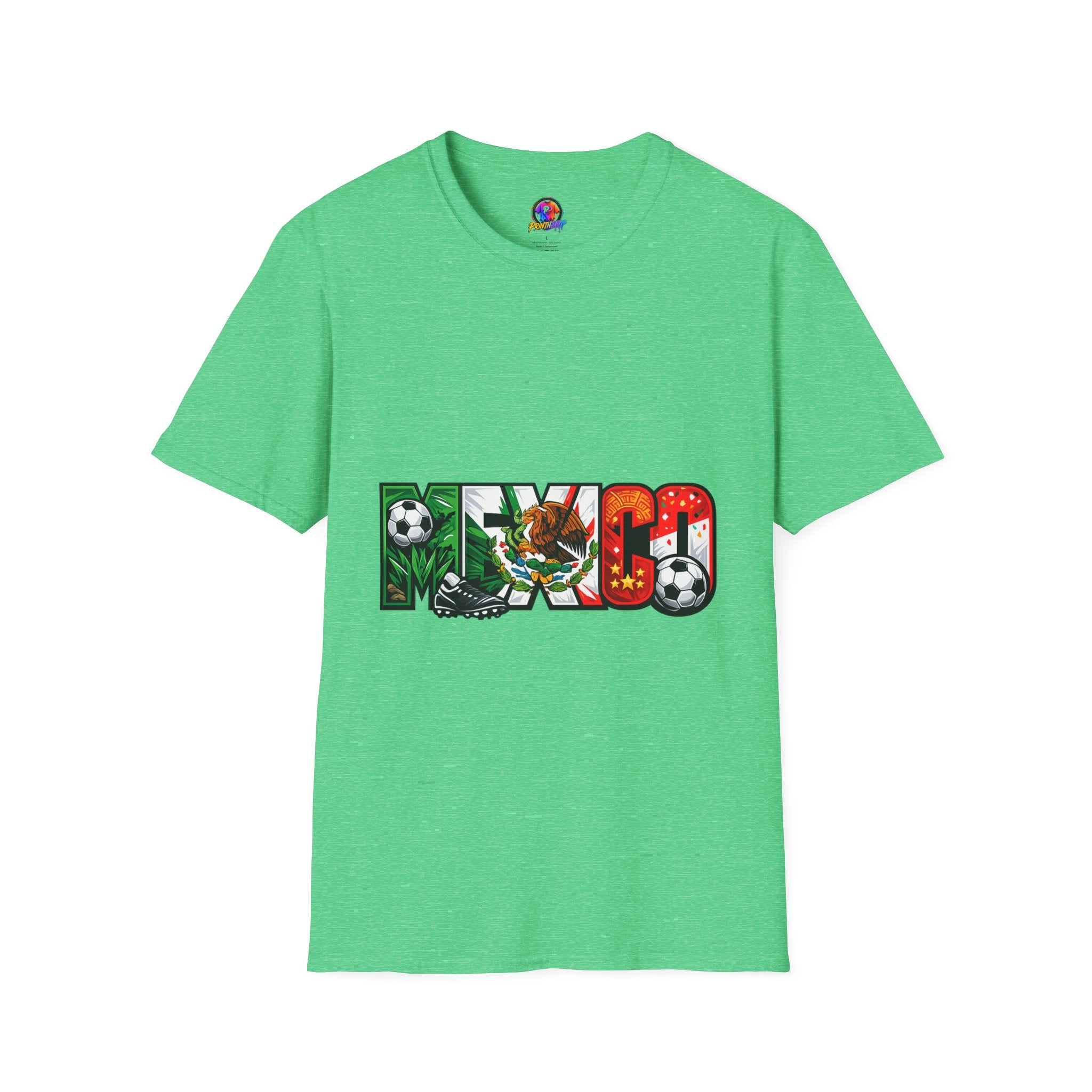 Mexico Soccer T-Shirt — Mexican Flag Football Pride Tee