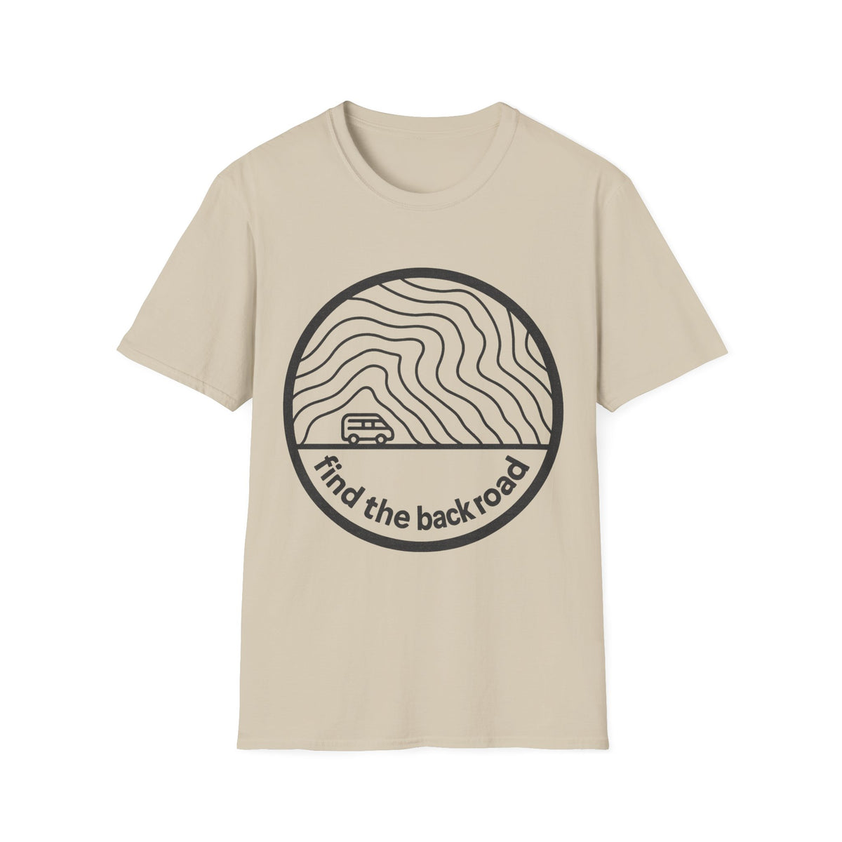 Minimalist Earth Wave T‑Shirt — Subtle Circular Nature Graphic - Trending Now - September 2026