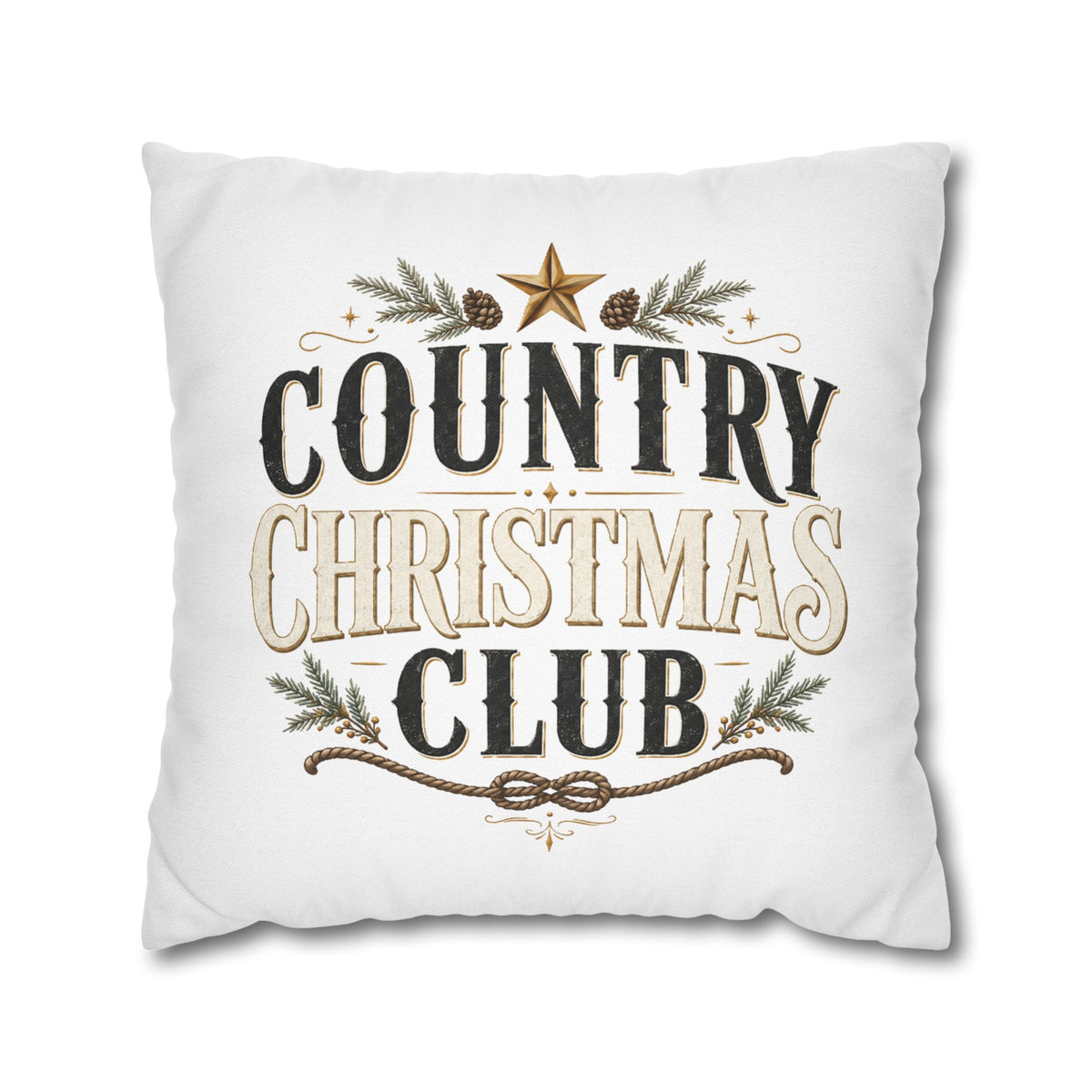 Christmas Country Christmas Club Pillowcase