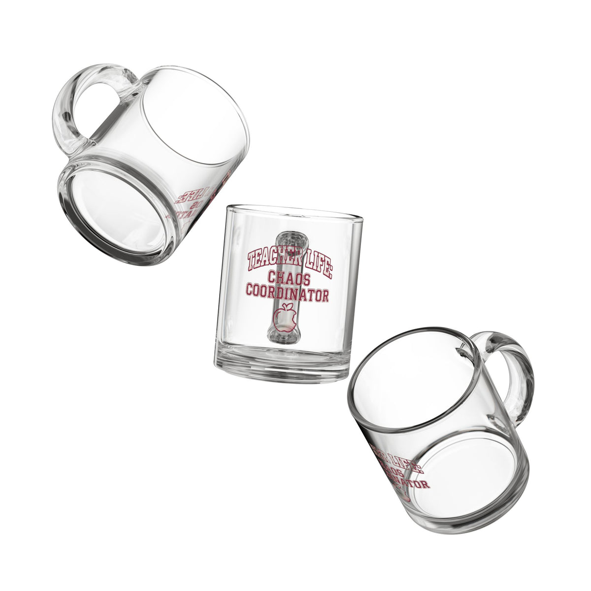 Funny & Relatable Glass Mugs