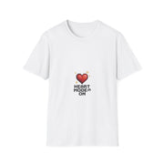 Heart Mode On T-Shirt — Cute Pixel Heart Graphic Tee - Trending Now - October 2026