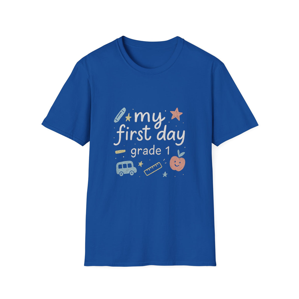 My First Day T‑Shirt — Cute Back-to-School Graphic Tee (My First Day, Grade 1) - Trending Now - August 2026
