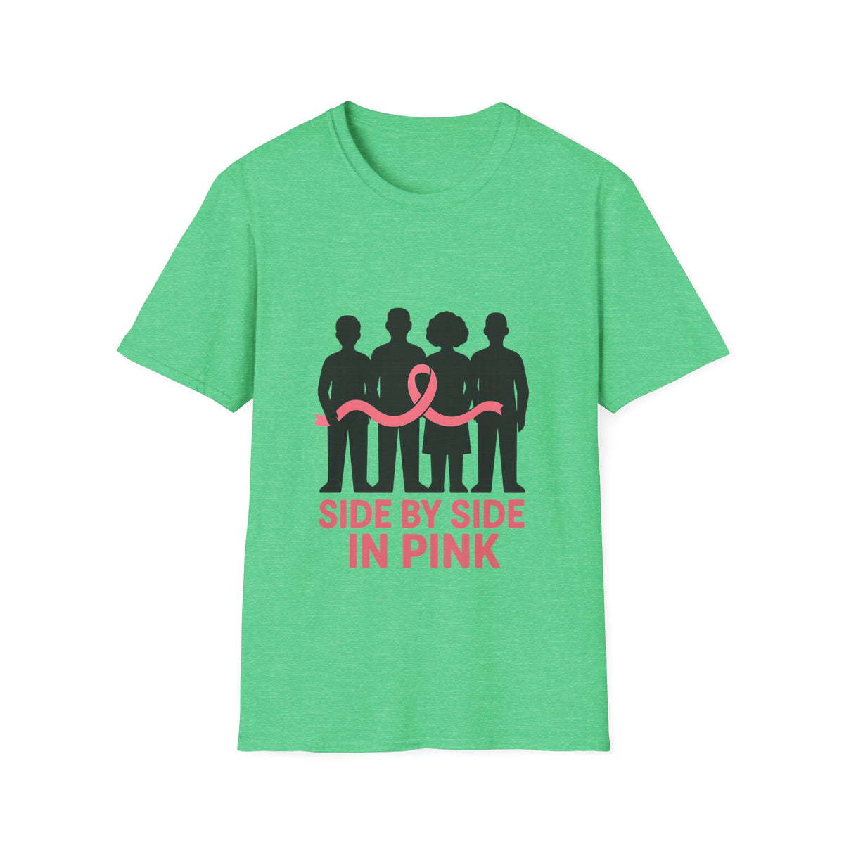 Side by Side in Pink Breast Cancer Awareness T-Shirt - Trending Now - October 2026