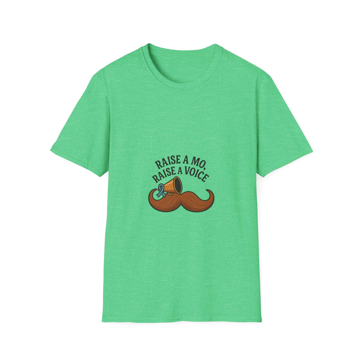 Raise a Mo, Raise a Voice Mustache T-Shirt - Trending Now - October 2026