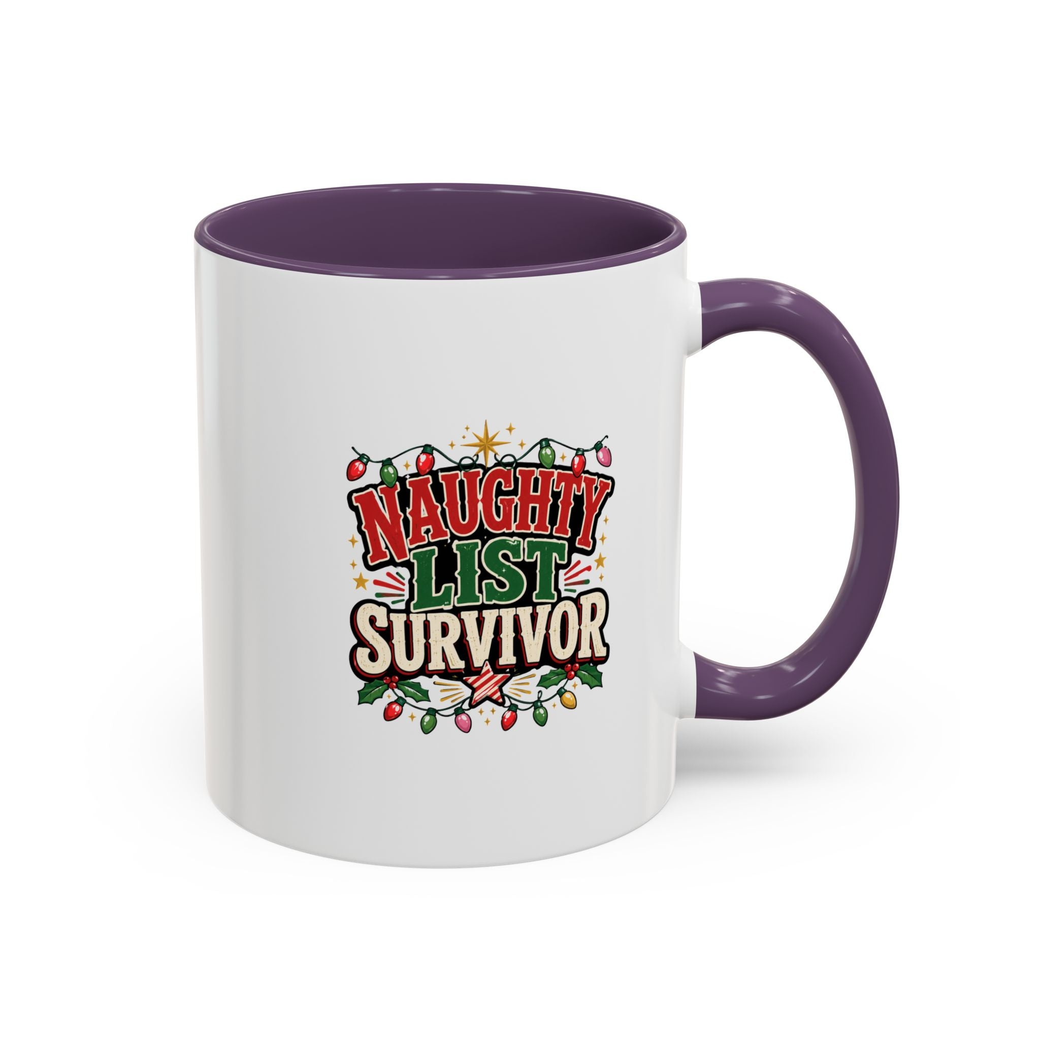 Accent Coffee Mug Naughty List Survivor