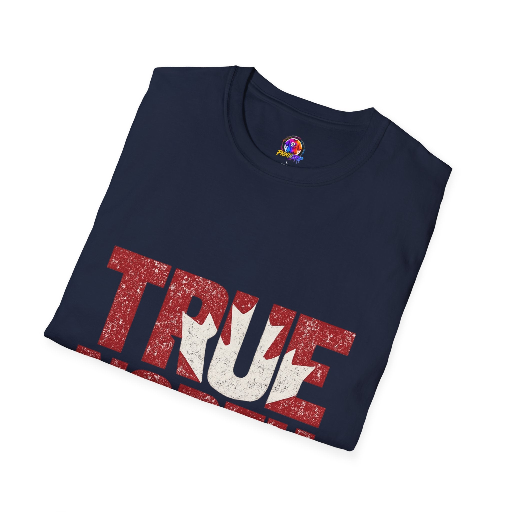 Canada True North Football T-Shirt — Vintage Canadian Leafs Sports Tee