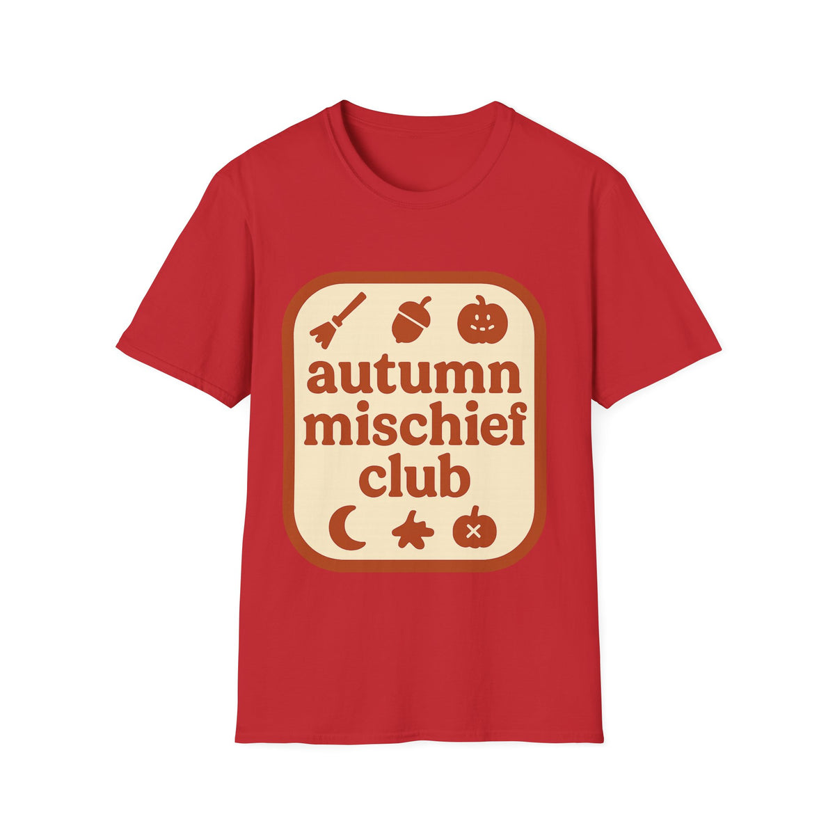 Autumn Mischief Club T-Shirt — Cozy Fall Graphic Tee - Trending Now - August 2026