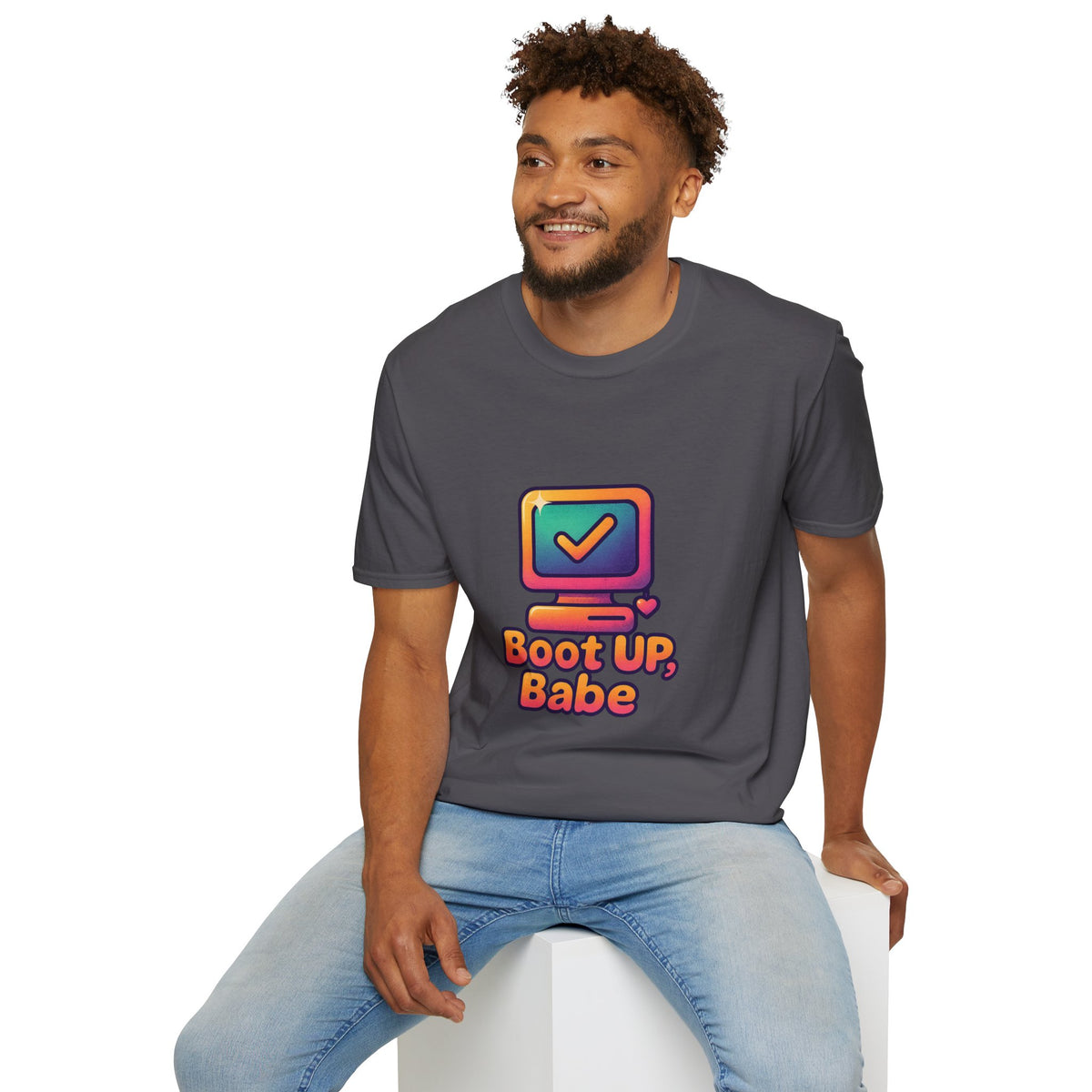 Boot Up Babe T-Shirt — Retro Computer Graphic Tee - Trending Now - October 2026